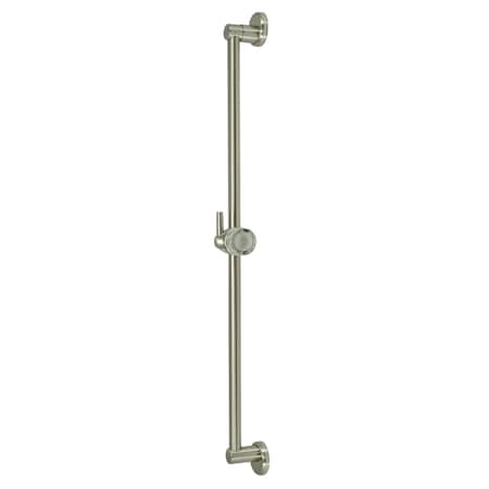 Showerscape 24" Shower Slide Bar W/ Pin Wall Hook, Brushed Nickel K180A8